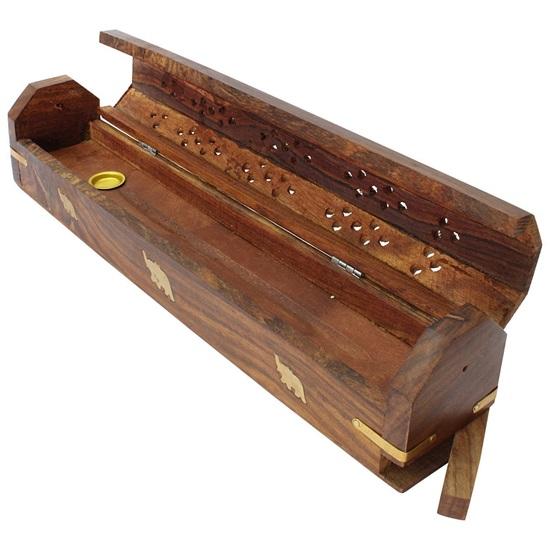 30.5 Cm Wooden Case for Incense Sticks