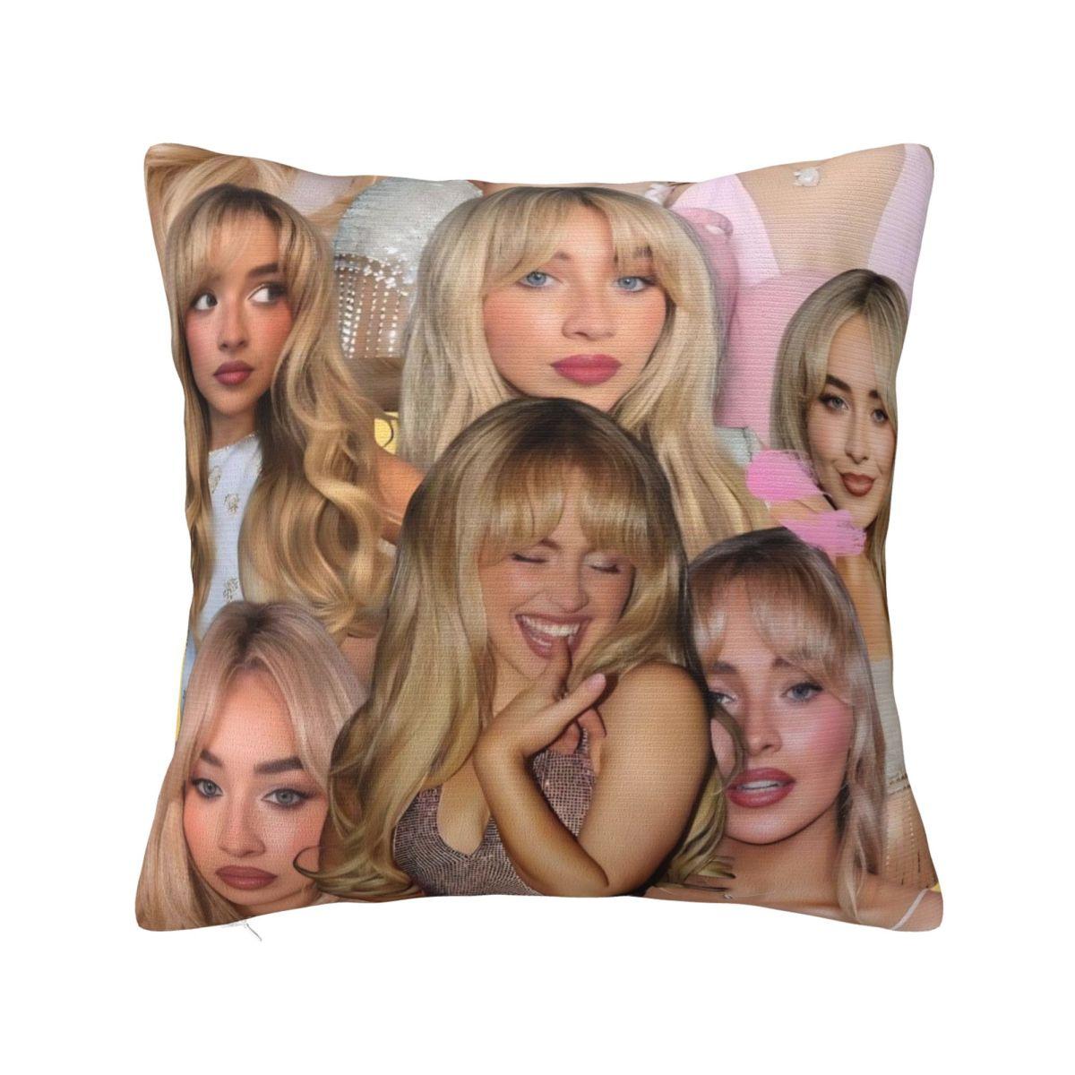 Сабрина Карпентер Американская певица Наволочка Винтажная Наволочка Квадратная Наволочка Наволочки Для Авто Дома Декоративные 12x12Inch