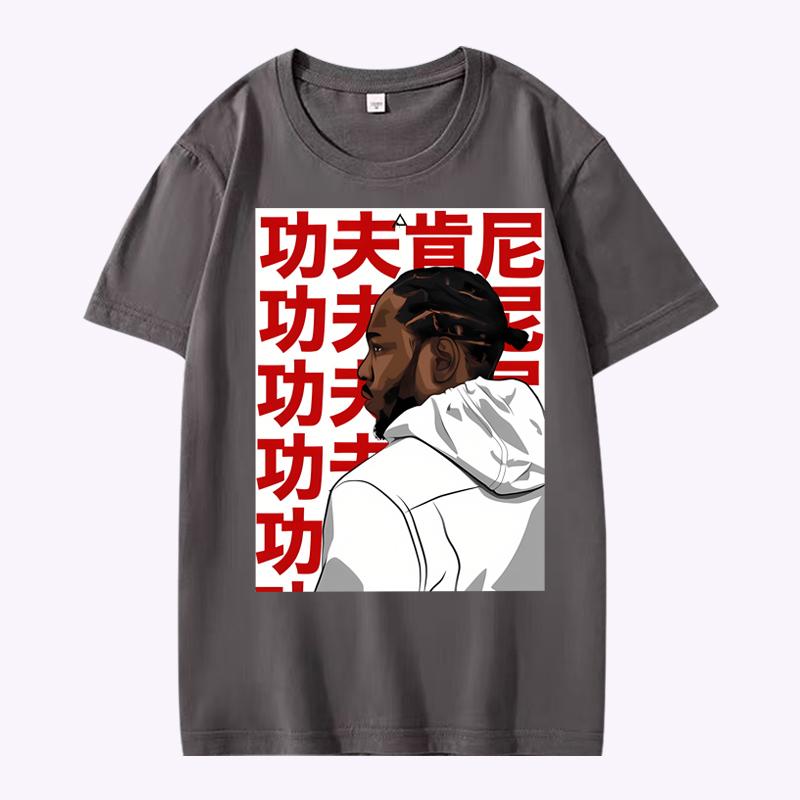 Rapper Kendrick Lamar Oversized T-shirt Men Women 100% Cotton Streetwear Top Fashion Short Sleeve Summer Unisex Plus Sizetops