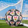 Wolves Football Club Emblem Printed Size 5 Soccer Balls, Anti-Slip, Protective Football, Outdoor Sport, a Unique Gift Suitable for Him/her, Birthday