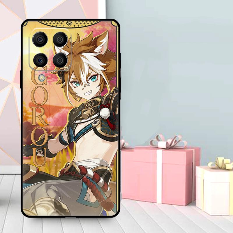 Genshin Impact Gorou Case For Samsung Galaxy M35 M56 M12 M06 M32 M52 M55 M15 M11 M13 M14 M16 M36 M31 M53 M34 M54