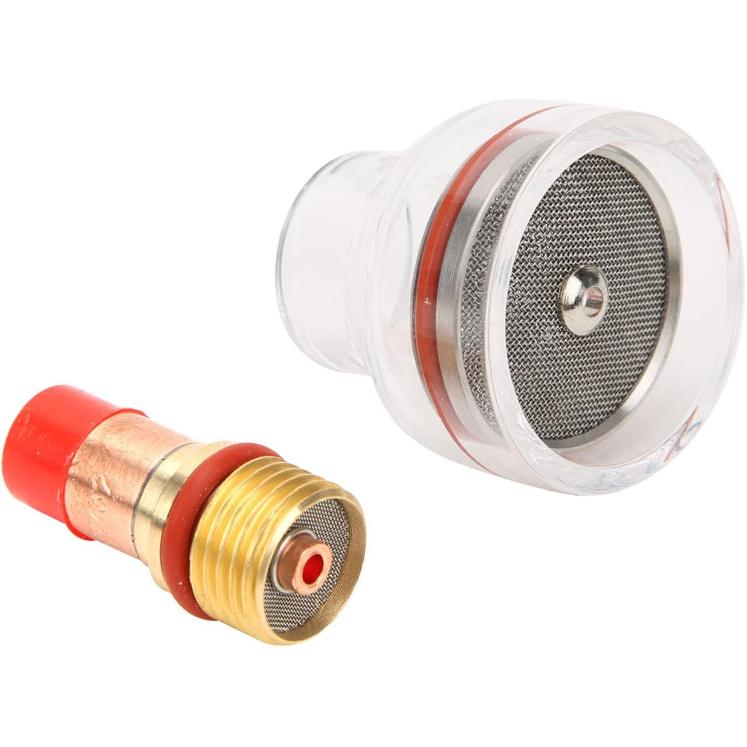 TIG Torch Glass Cup, Welding Torch Accessories, TIG Gas Lens, Corrosion Resistance Strong Stability High Temperature Resistance for TIG-171826