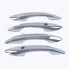 Glossy Black Carbon Fiber Chrome Car Door Handle Cover Decor Sticker Styling Accessories For Hyundai Sonata 2020-2025 2025 2025