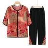 YUZHAOLIN Women's Summer New Chinese Style T-shirt Set