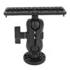 Fish Finder Mount Base Universal Mounting Plate 360 Degree Rotation Ball Mount Electronic Fish Finder Bracket for