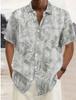 Spring and summer new fashion men's clothing men's short-sleeved shirt top cardigan source factory quick-drying short sleeves