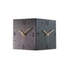 Creative Modern Double-Sided Wall Clock for Living Room – Stylish Corner Design, Minimalist Ins Style