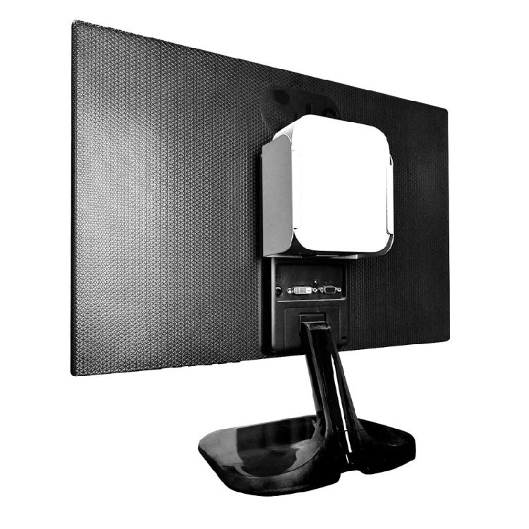 Metal Stand Durability For Mini Desktop Computer Under Desk And Behind Screen Mounting Solution Space Saving