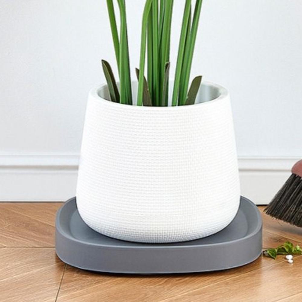 Square Universal Wheel Mobile Base Non-Slip Movable Plant Stand Flower Pot Mobile Tray  Living Room