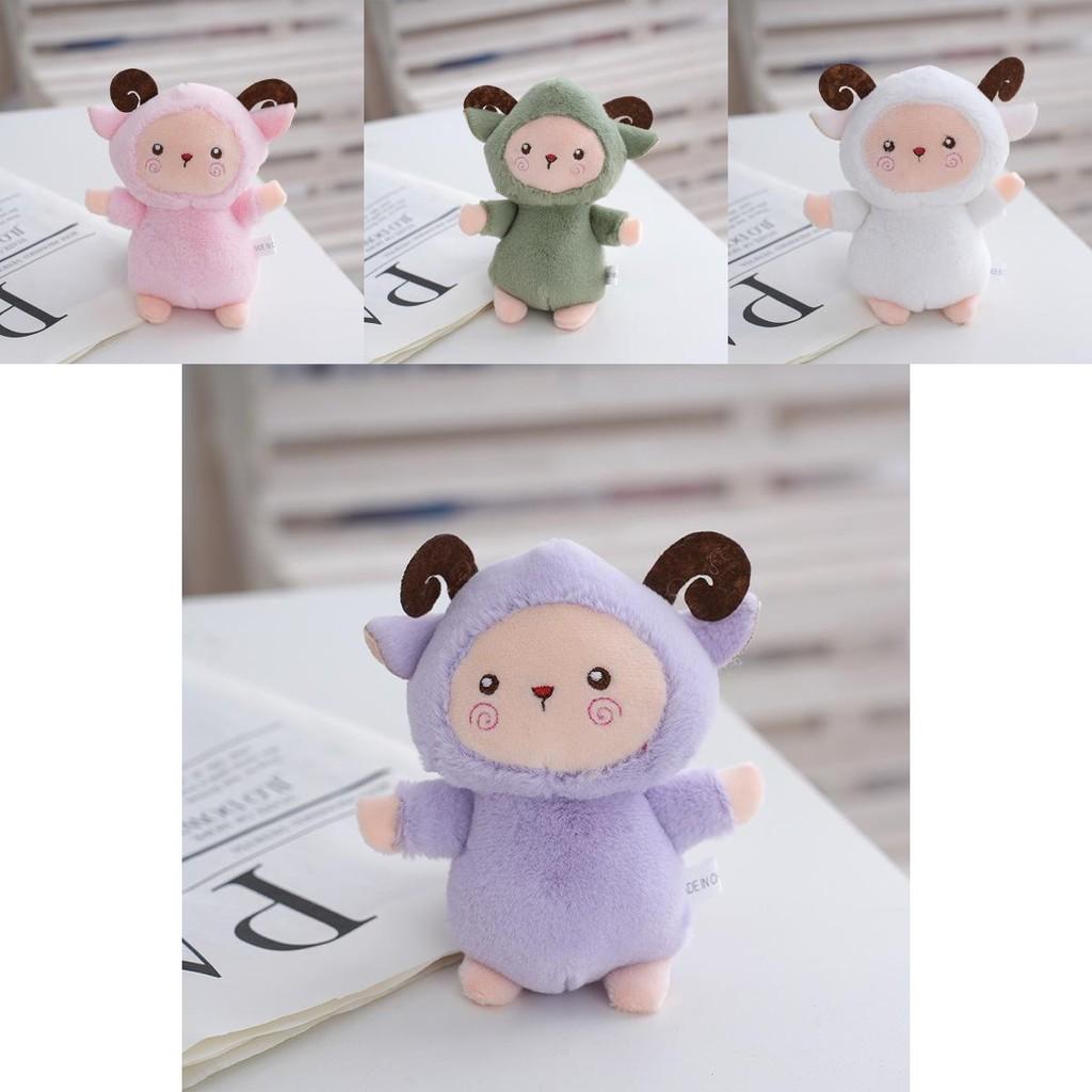 Cute Plush Lamb Toy Adorable Keychain Fluffy Bag Charm Perfect For Students