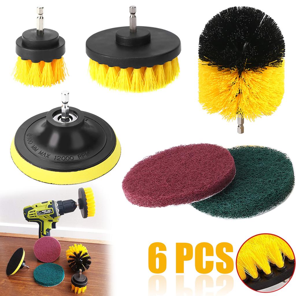 Buy 6pcs Drill Brush Set, Electric Drill Brush, Cleaning Brush