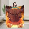 Digimon Plush Blanket Girls Boys Flannel Throw Blanket For Couch Chair Super Soft Quality Bedspread Gift