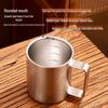 304 Stainless Steel Double-Layer Insulated Mug for Coffee, Tea, and Water - Ideal for Students and Kids