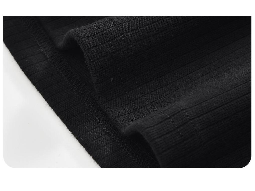 Women's Black Bodycon Inner Dress - Sexy Spring, Summer, Autumn Overcoat Base 2025