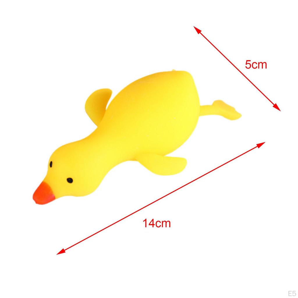 Cute Animals Vent Toys Goodie Bag Fillers Goose for Children Adults White