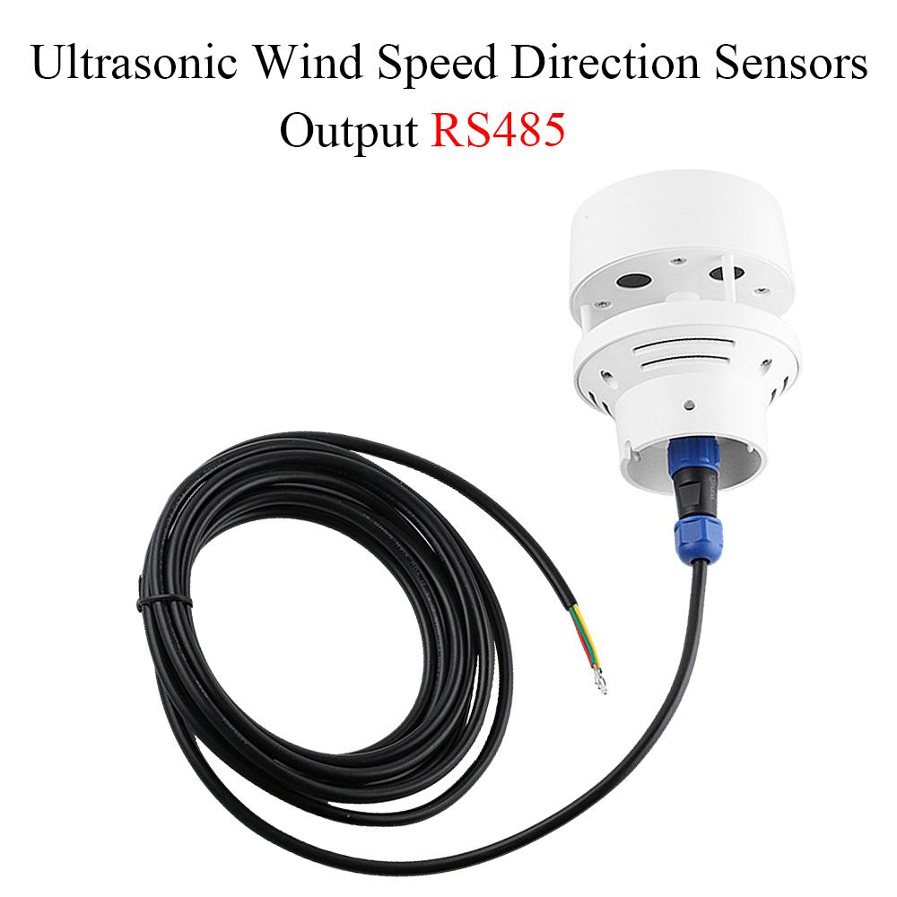 0-45m/s Ultrasonic Wind Speed and Direction Sensor Module Detection Weather Station Transmitter Output RS485 0-5V 0-10V 4-20mA