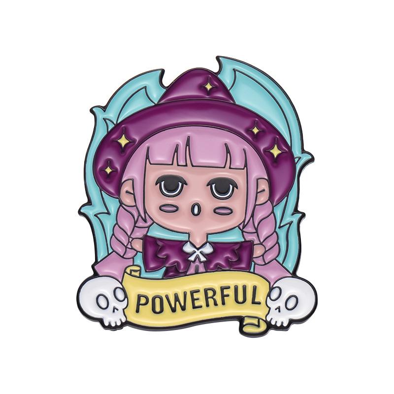 

Character Adorable Cartoon Brooch Magical Elf Charming Alloy Pin For Bags And Accessories XZ9547