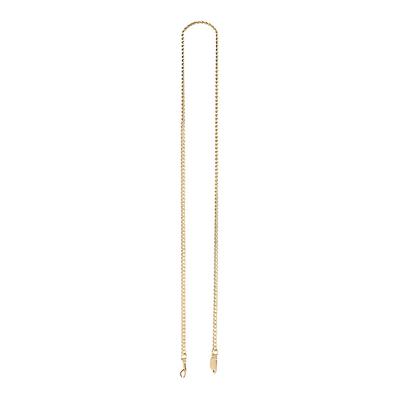 117 Solid Color Chain Hardware Buckle Metal Bag Shoulder Strap Women's Gold Gold