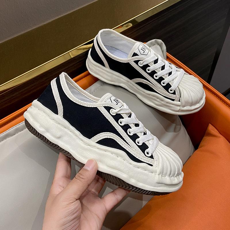 

Live 2025 shell head canvas shoes women s 2025 new campus vibe style shoes casual versatile cloth shoes 35