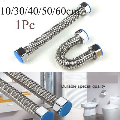 G1/2" Metall Edelstahl Home Langlebiger Schlauch Rohr Sanitär Warmwasserbereiter Anschluss Wellrohr