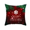 Red Christmas Pillow Covers Christmas Decorations Pillowcase Winter Decorative Pillow Case For Indoor Sofa Xmas Couch