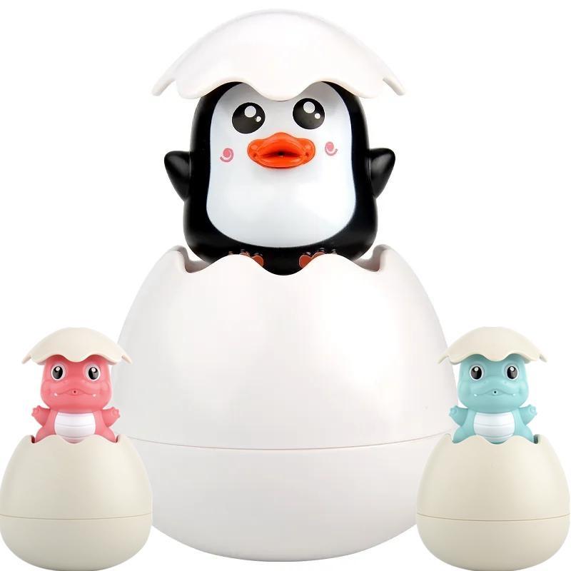 

Детская игрушка для купания Дети Милый Динозавр Пингвин Яйцо Водяной Спрей Разбрызгиватель Ванная Разбрызгивание Душ Плавание Вода Игрушки Подарок