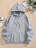 Peeking Black Cat Paw Print Slogan Print Men Hip Hop Athletic Hoodie, Funny Silent Judging Text Back & Double Cuff