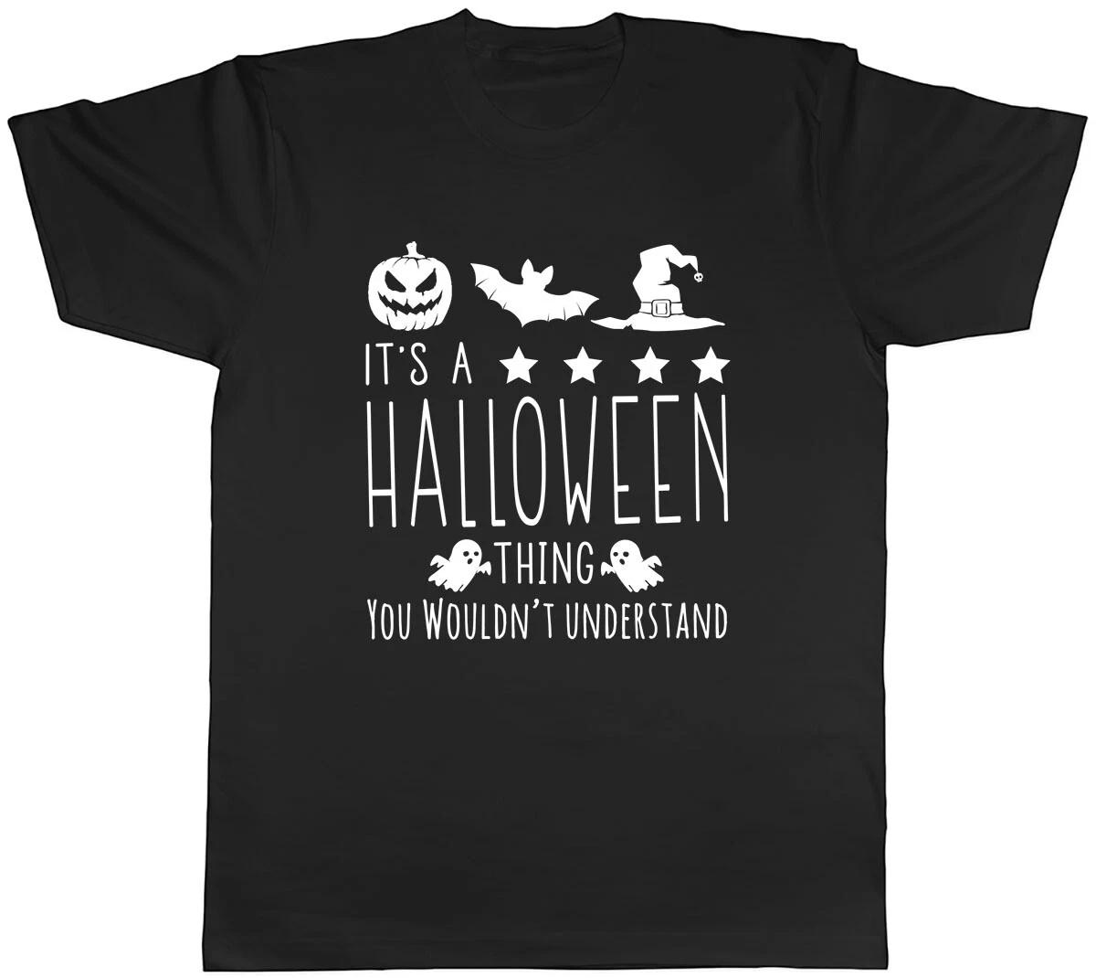 Life would be Boring without Halloween Mens Unisex T-Shirt Tee L