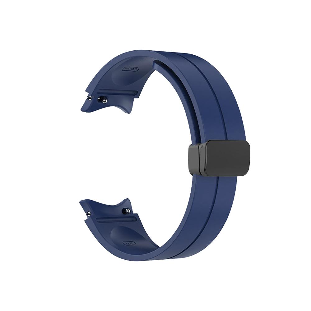 No Gap Silicone Strap For Samsung Galaxy Watch 6 5 4 40mm 44mm 5 Pro 45mm Magnetic Bracelet Band For Watch 6 4 Classic Watchband