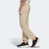 Adidas Solid Logo Cuffed Sports Pants Women Pants Light-Khaki HE3090