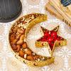 Gold Color Dessert Tray Moon Star Shaped Food Storage Container Fashion Dinner Plate  Table Decor