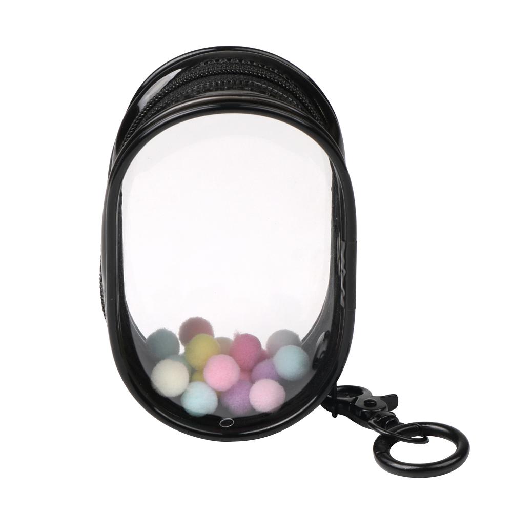 Portable Transparent PVC Organizer Box Bag Toy Storage Zipper Pouch for Doll Toy