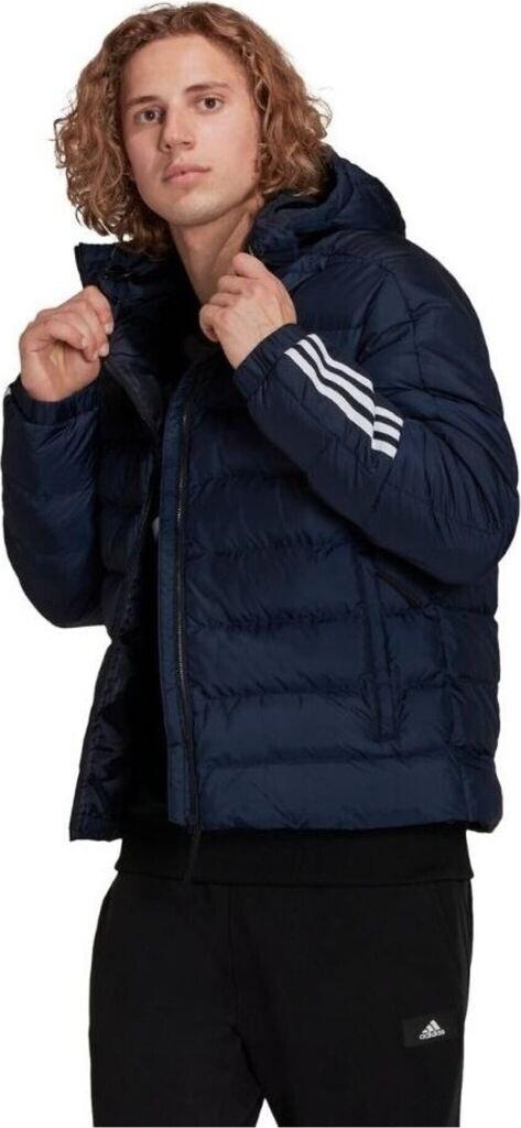 Зимняя куртка Adidas Lifestyle Itavic 3-Stripes Midweight Hooded Jacket legend ink (GT1686)