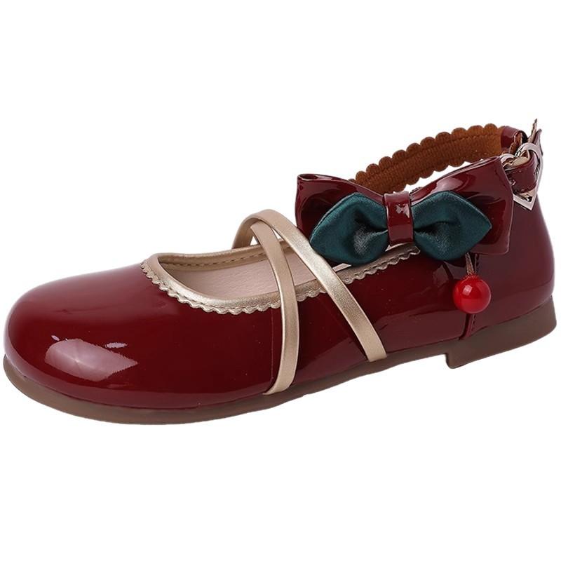 Elegant Round Toe Mary Jane for Women Summer New Bows Designed Comfortable Casual Single Shoes Shallow Mouth Pumps