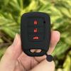 3button Silicone Car Key Fob Cap Cover Protect Skin Case Rubber Shell Hood Set for HONDA Jazz Civic Jade Vezel City Fit HR-V HRV
