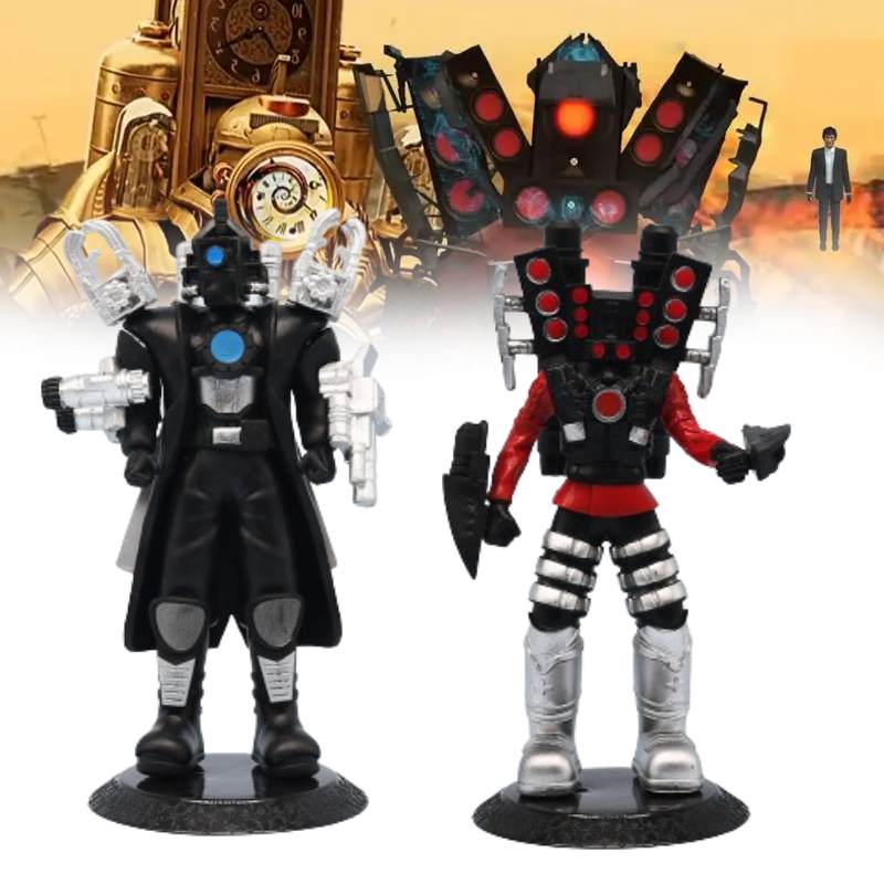 Toaletă Titan Skibidi Speakerman Cameraman Model Jucărie Păpușă Personaj de Desene Animate Joc