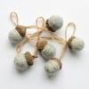 Christmas Felt Acorn Xmas Tree Hanging Decorations DIY Crafts Bundle of 6