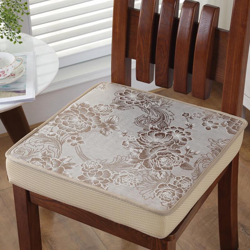 

Утолщенная нескользящая подушка на стул из ледяного шелка и ротанга для лета 45x45cm Thickness 10cm