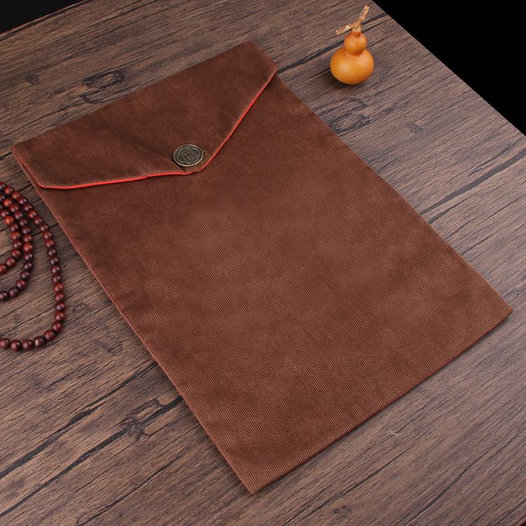 

24x34 cm Silk Brocade Thickened Sutra Bag - Pen Holder & Dharma Tool Bag 24*34 cm