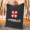 The Sci-fi Game Resident Evil Features the Umbrella Corporation Blanket a Soft Home Furnishing Nap Decoration a Warm Sherpa Blanket for All Seasons U1