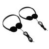 10pcs Kids Classroom Headphones Soft 3.5mm Wired Over Ear Design Adjustable Headband Headphones For Children Black