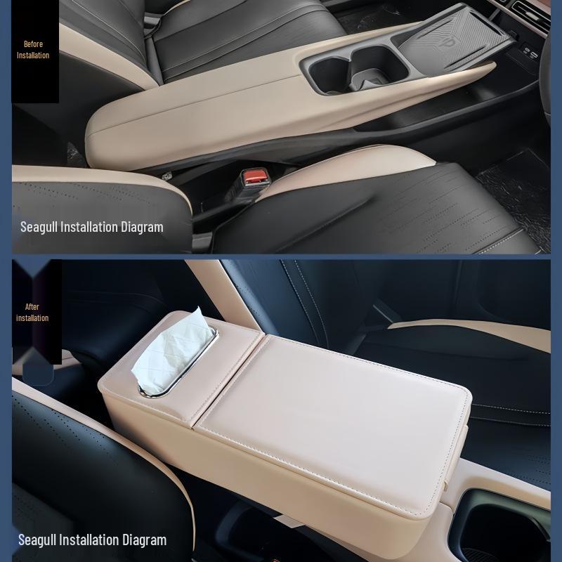 BYD Seagull Dolphin Armrest Box Cover Protective Pad & Organizer