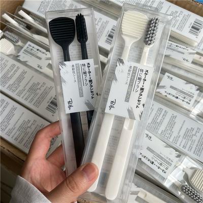 Toothbrush Tongue Coating Brush Combination Sethigh-end Independent Packagingsoft Bristled Wide Head Toothbrushtongue Coating Cleaning Toolcouple Set