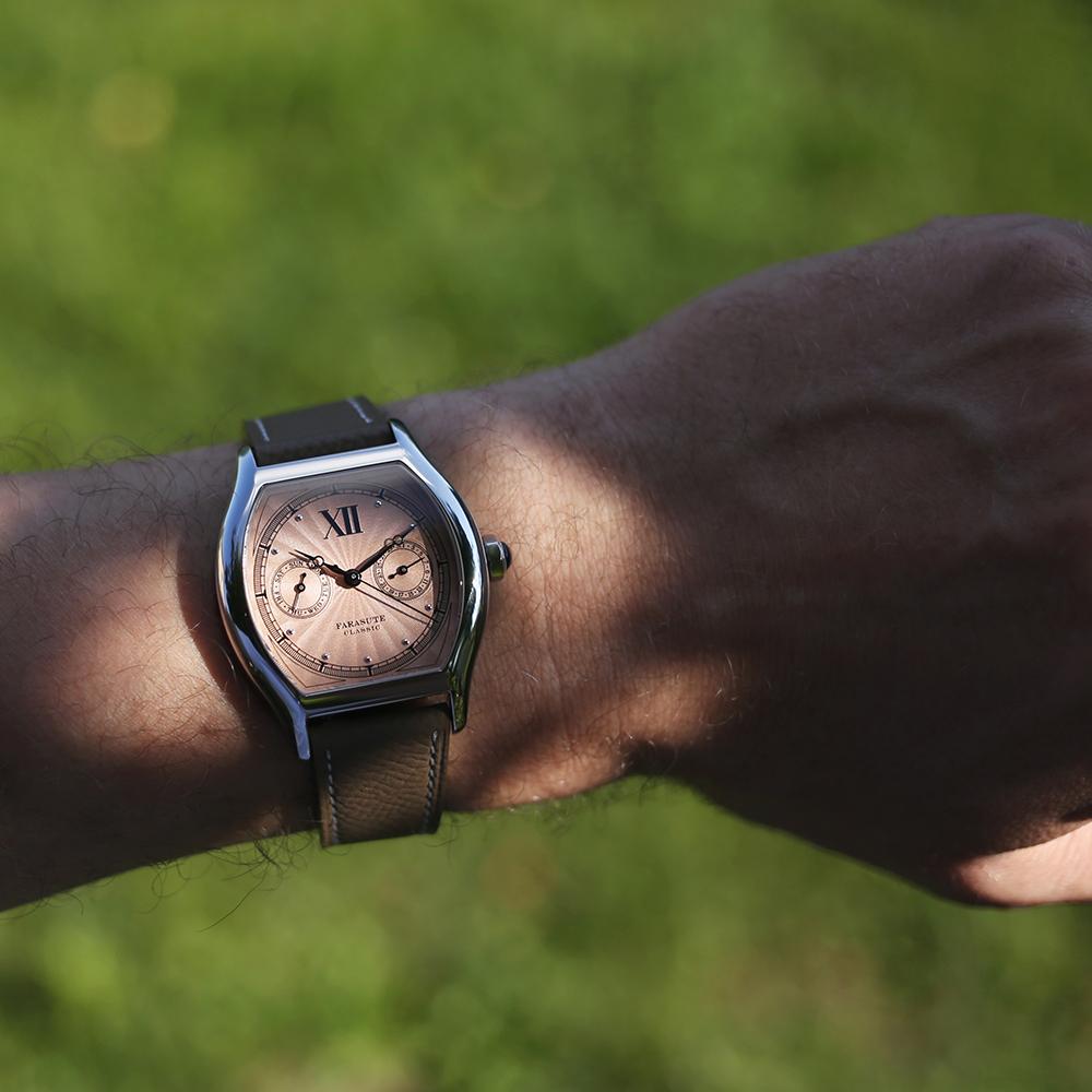 FARASUTE Nové pánské křemenné hodinky 36 mm s strojkem VH64 z nerezové oceli Sportovní Móda Safírové sklo Voděodolné pánské hodinky