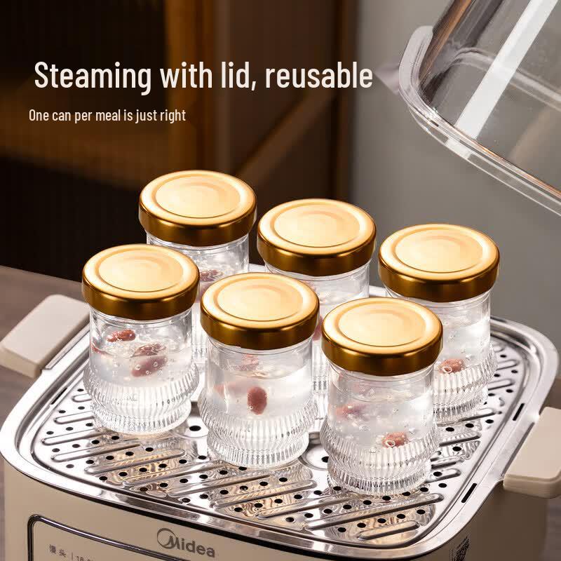 Newair Food-Grade Glass Jar with Gold Cap