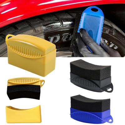 Éponge de Polissage Cirage Roue de Voiture Brosse Plastiques Lavage Nettoyage Contour Pneu Applicateurs de Dressing Accessoires de Détail