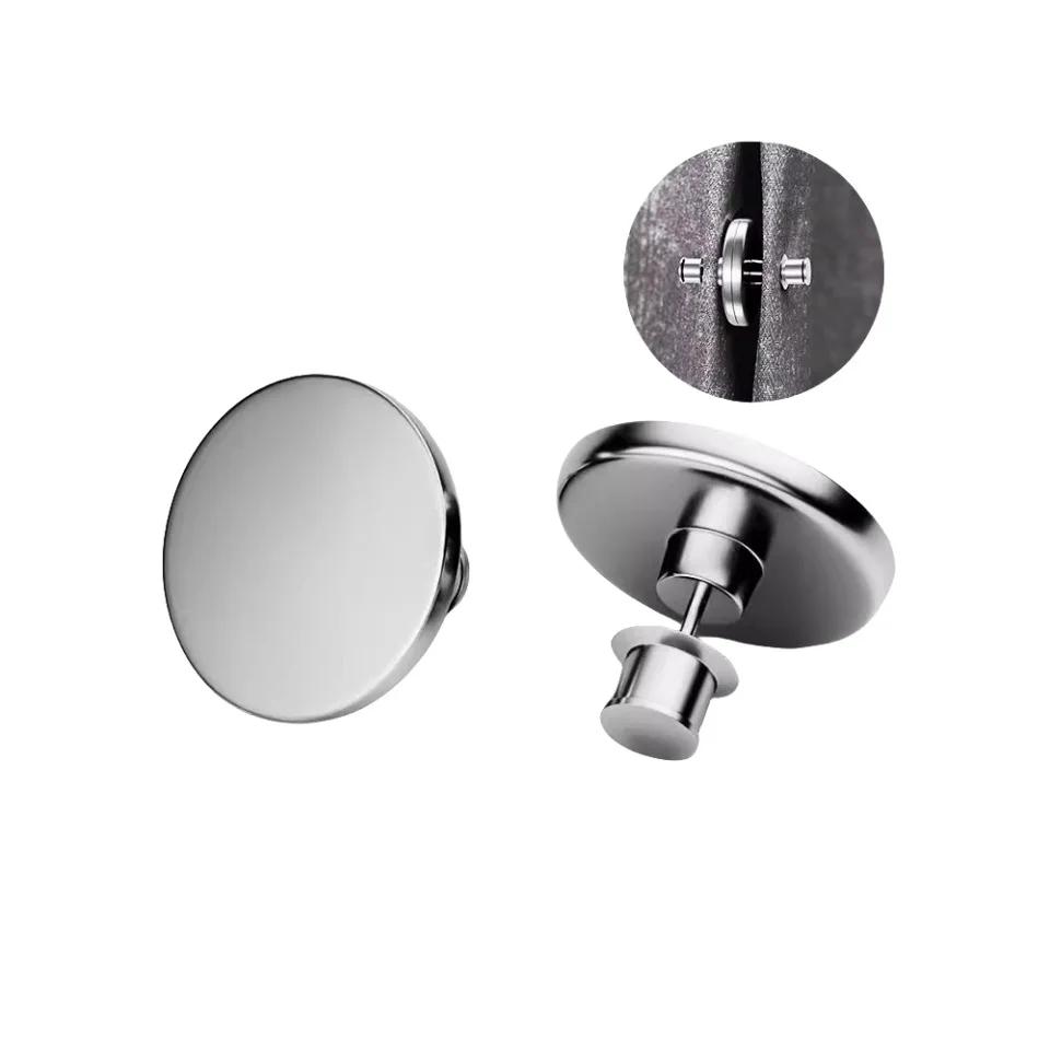 4Pairs Curtains Magnetic Buttons Detachable Curtain Fix Fastener Clip Prevent Light Adjustment Window Screen Close Magnet Buckle