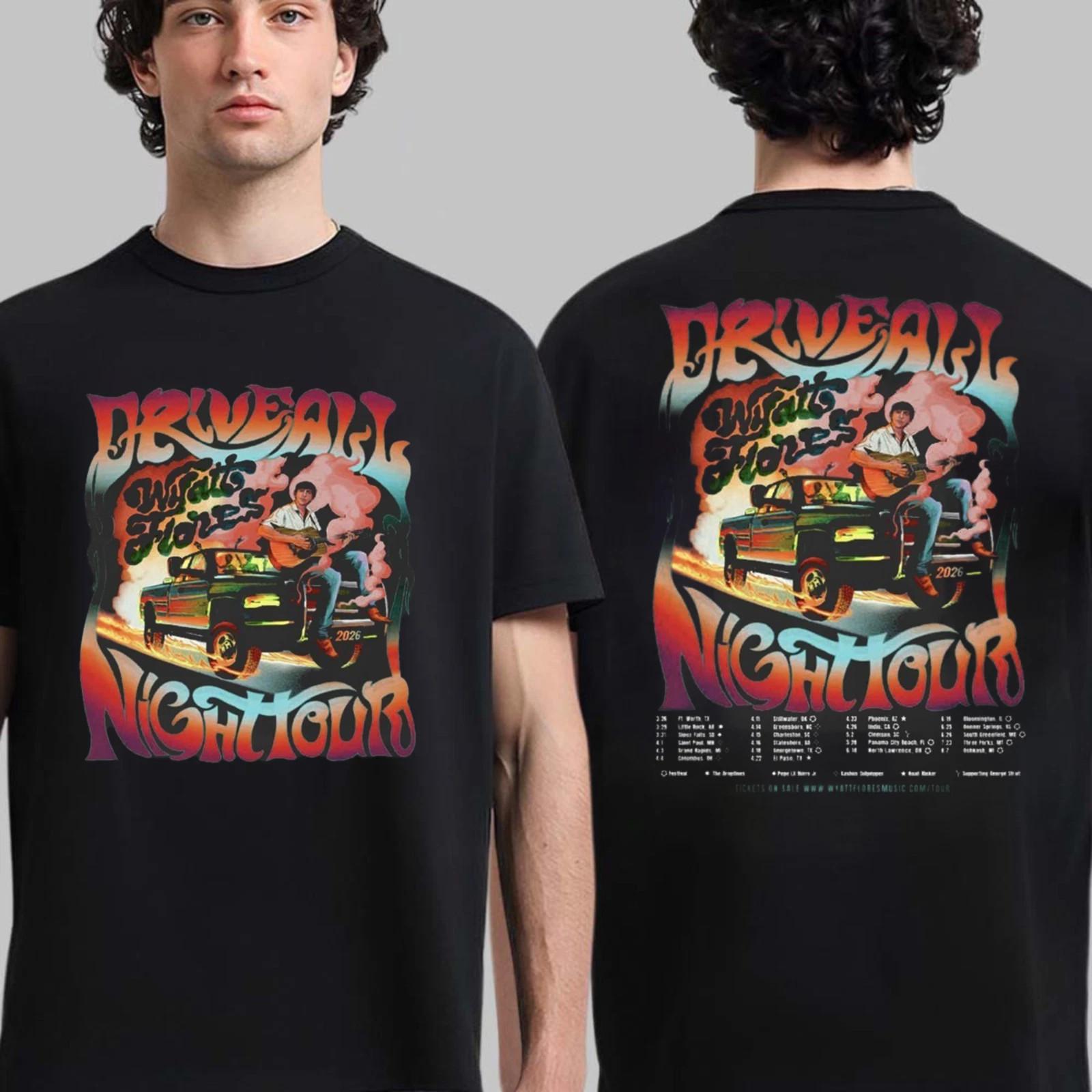 Wyatt Flores Reveals 2026 Spring Tour T-Shirt XXXL