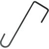 4 PCS Heavy Duty Black Plant Hangers Garden Hooks Fence Hook Hanger Perfect for Hanging Lights Bird Feeder Flower Basket Planters (4.3X 8 inch)