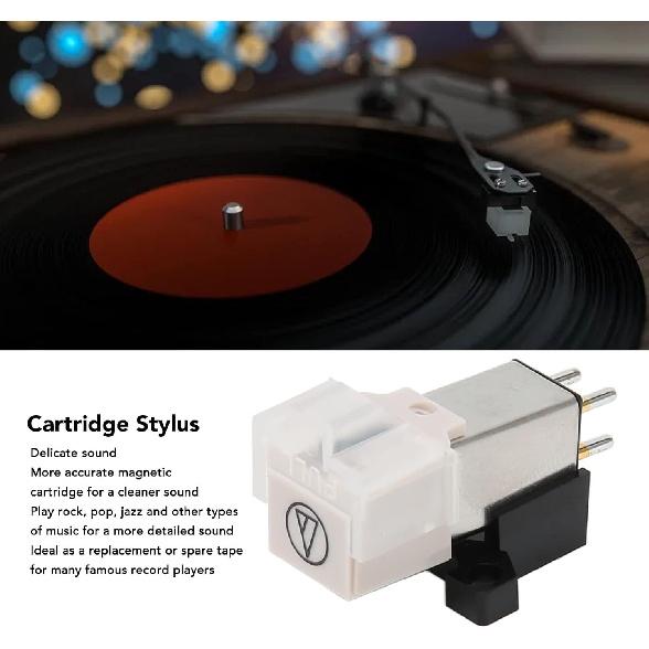 At 3600L Dual Moving Magnet Turntable Cartridge, Magnetic Cartridge , Compact and Portable, for Record Player